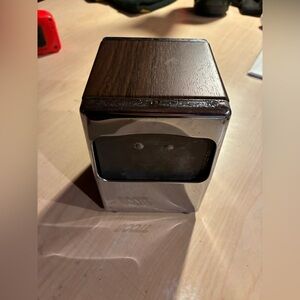 Vintage Scott diner style Wood and Metal Napkin Holder 9w1497